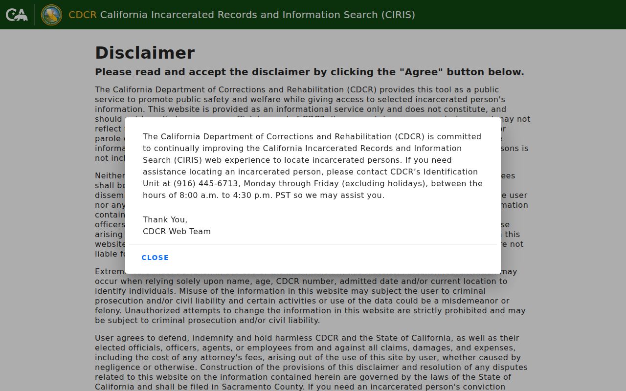 National City neighbors California state custody locator