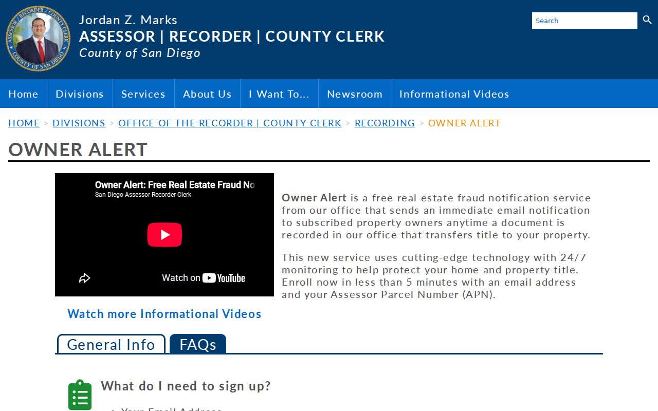 National City past households owner alert filing notices